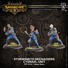 PIP31124 WRM Cygnar Stormsmith Grenadiers Blister